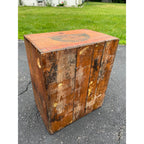 Antique 1900s The Diamond Match Co. Wooden Large Advertising Crate Zinke Fond du Lac Wis