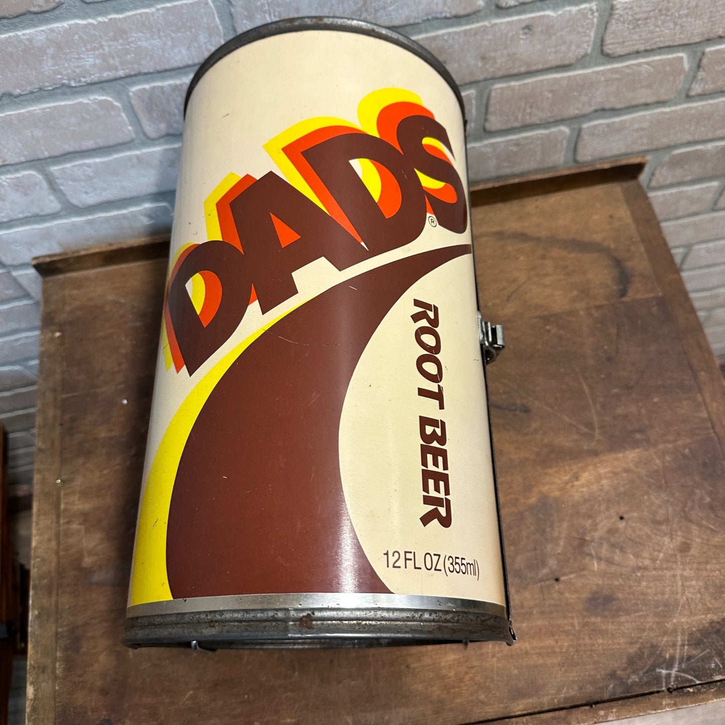 VINTAGE 1970'S DAD'S ROOT BEER THE BIG CAN-DO BARBEQUE GRILL & SMOKER BBQ