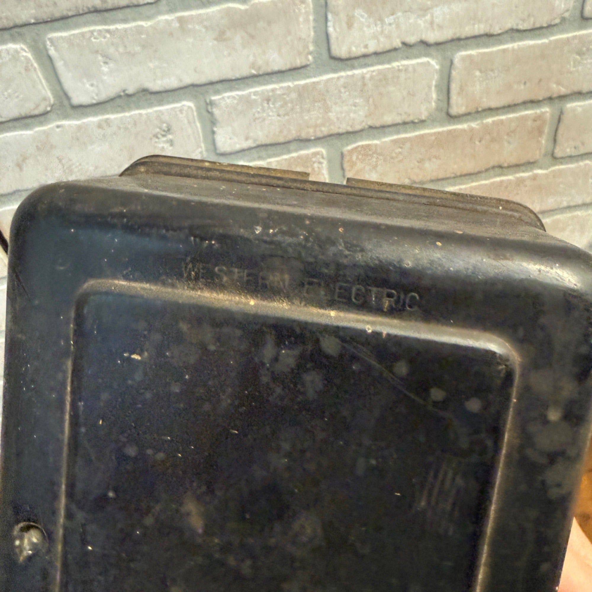 Western Electric 634A External Ringer Black Metal Box As-Is