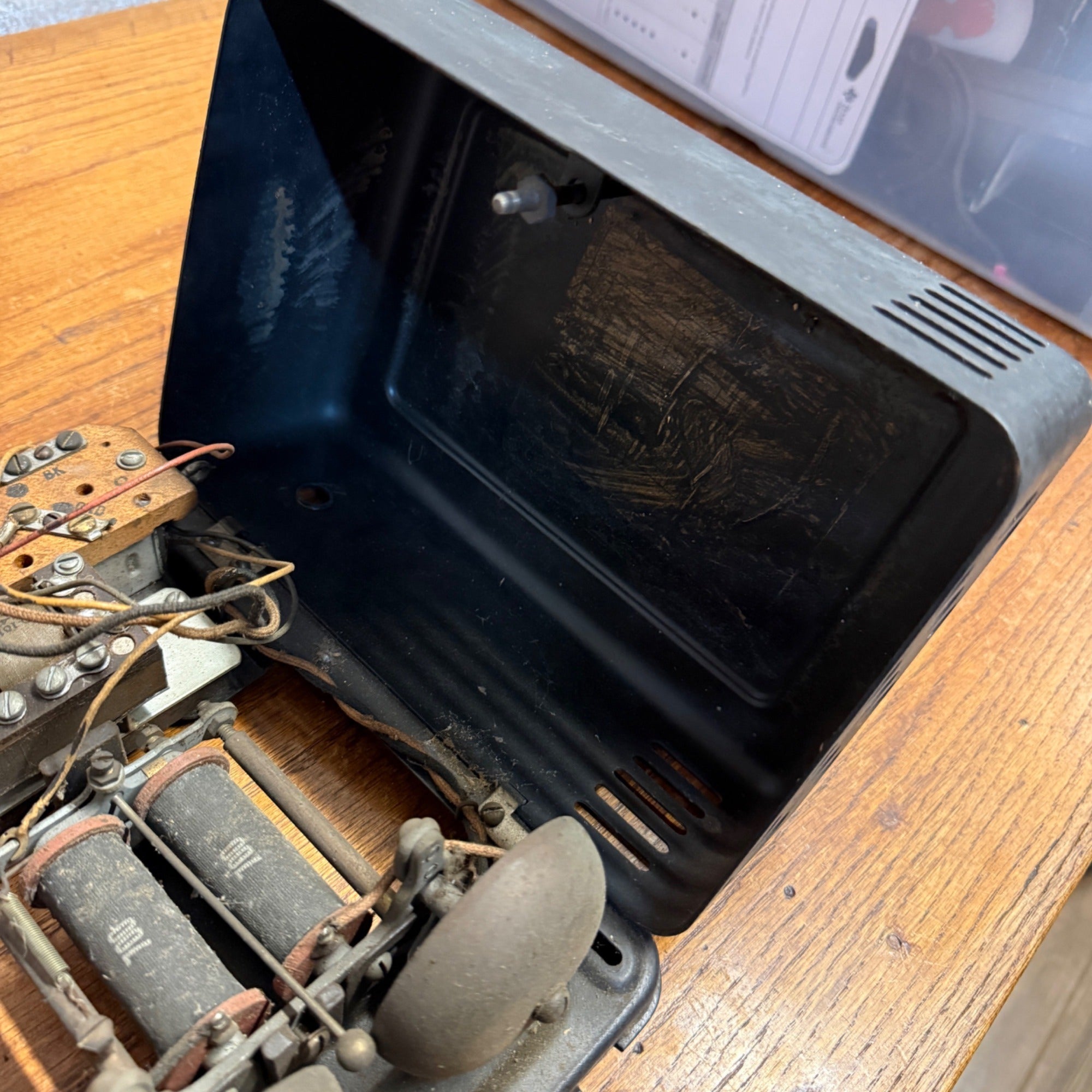 Western Electric 634A External Ringer Black Metal Box As-Is