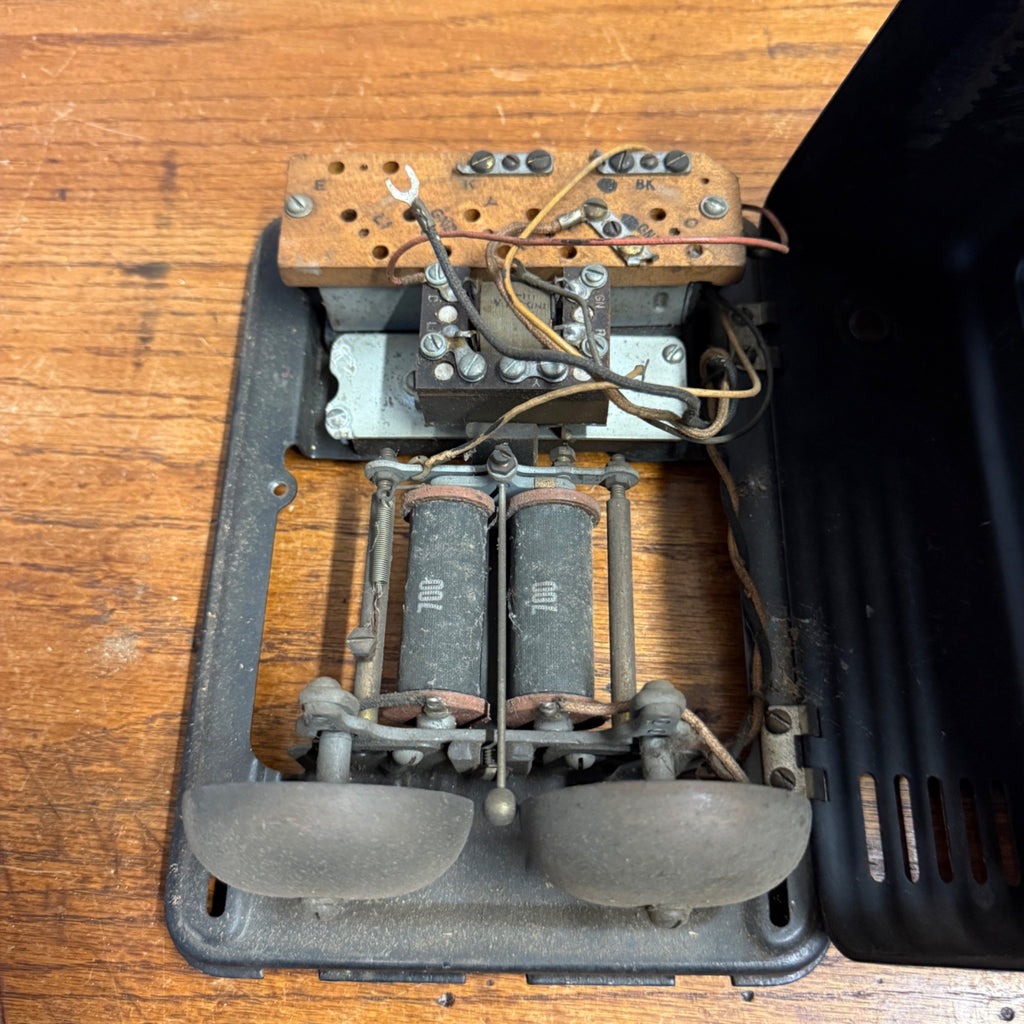 Western Electric 634A External Ringer Black Metal Box As-Is