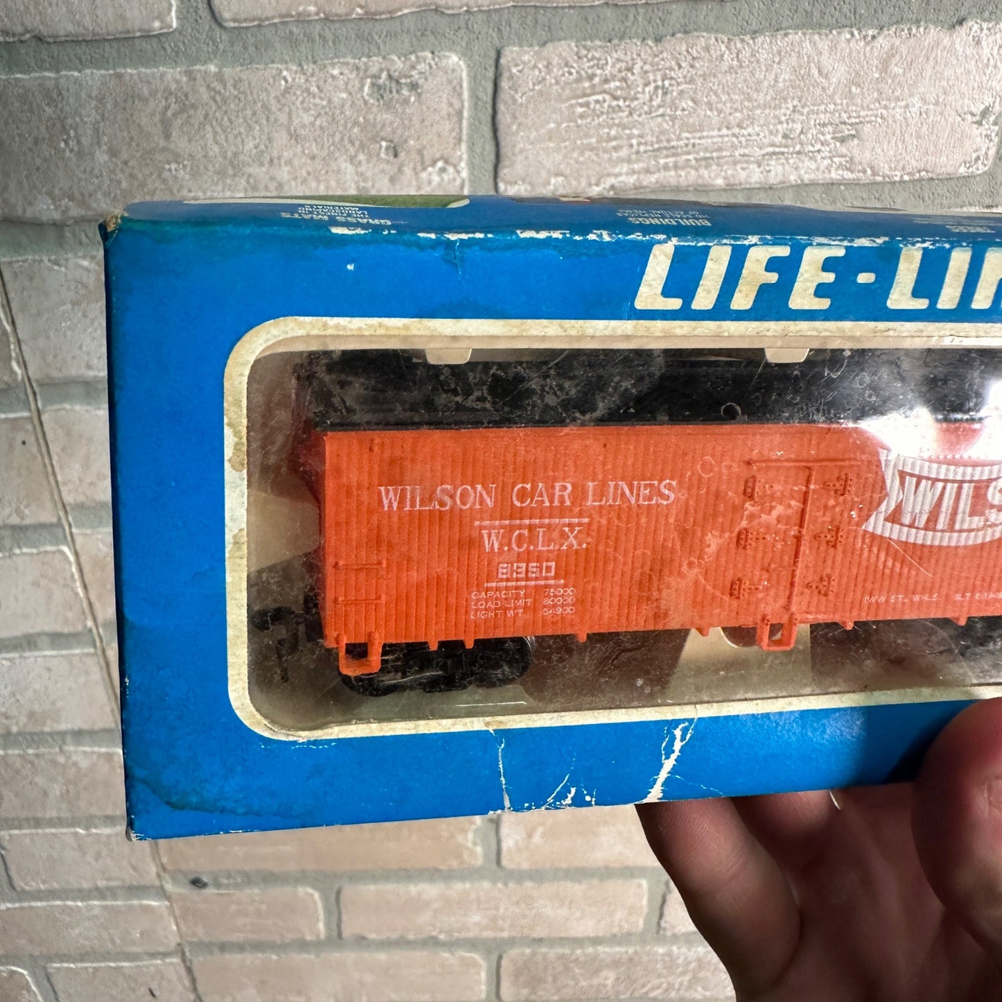 HO LIFE-LIKE WILSON CAR LINES REEFER 8360 IN ORIGINAL BOX NOS NEW