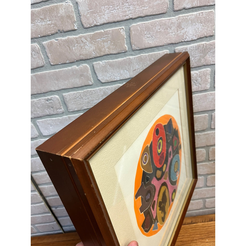 Original Artwork "Composition 43" John Culik Abstract Artist Signed (1926-2020)