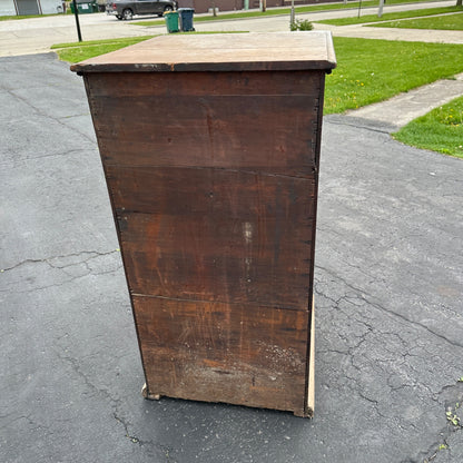 1800s Early Dental Cabinet Apothecary Woode Multi-Drawer Cabinet