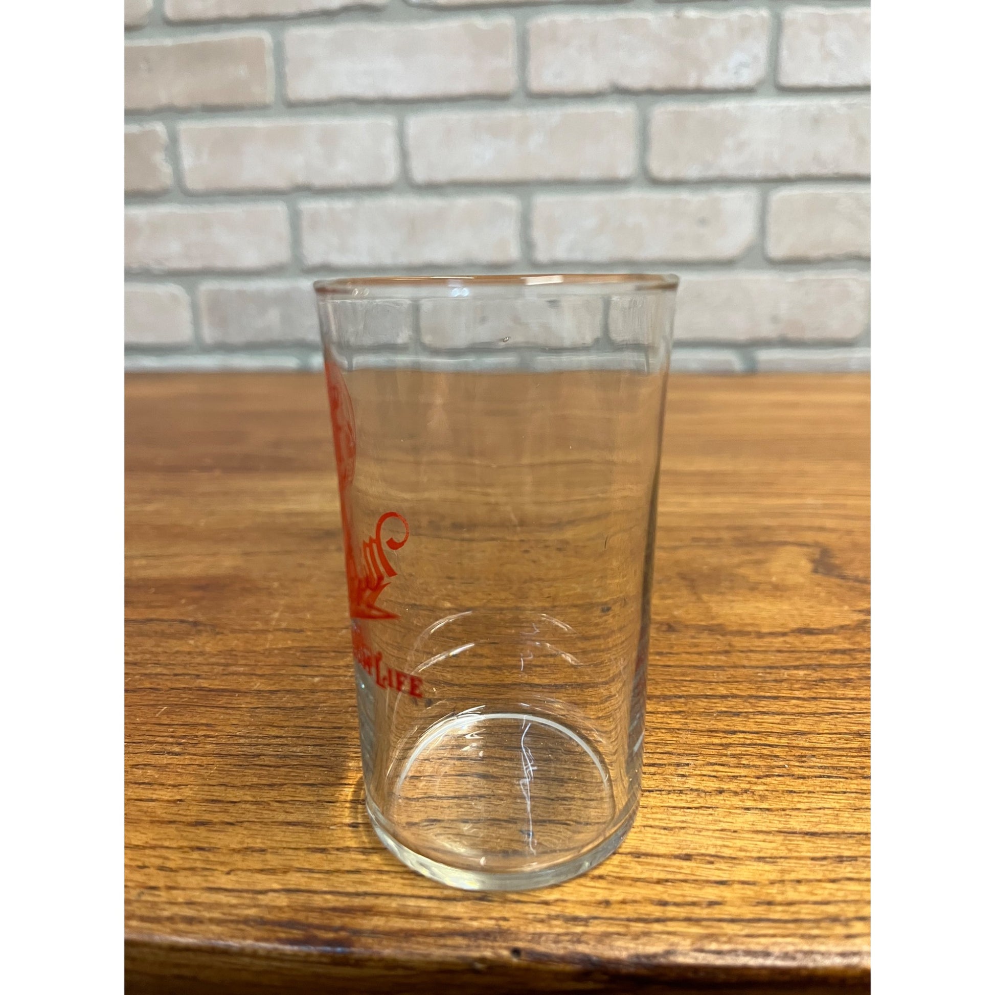 Vintage 1950s Miller High Life Beer Girl on the Moon Sampler 4" Bar Glass