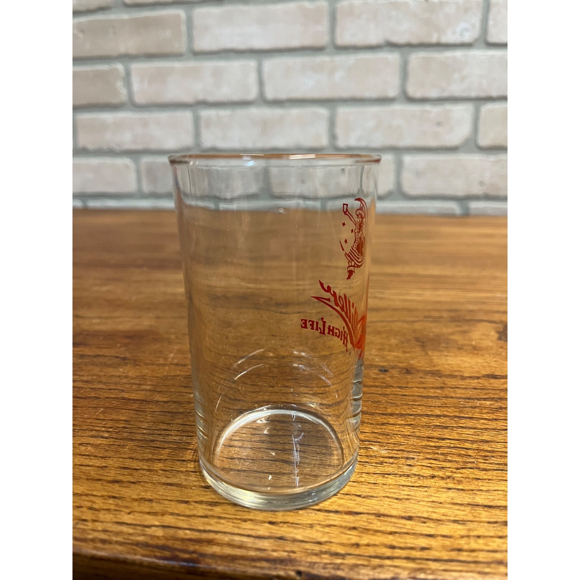 Vintage 1950s Miller High Life Beer Girl on the Moon Sampler 4" Bar Glass