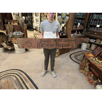 Vintage 1950s Joey's After School Bicycle Repairs Wooden Trade Advertising Sign