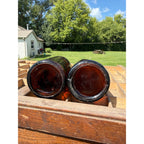 (2) Early Pabst & Blatz 1920s-1930s Beer Bottles Milwaukee Wis Amber Brewerys