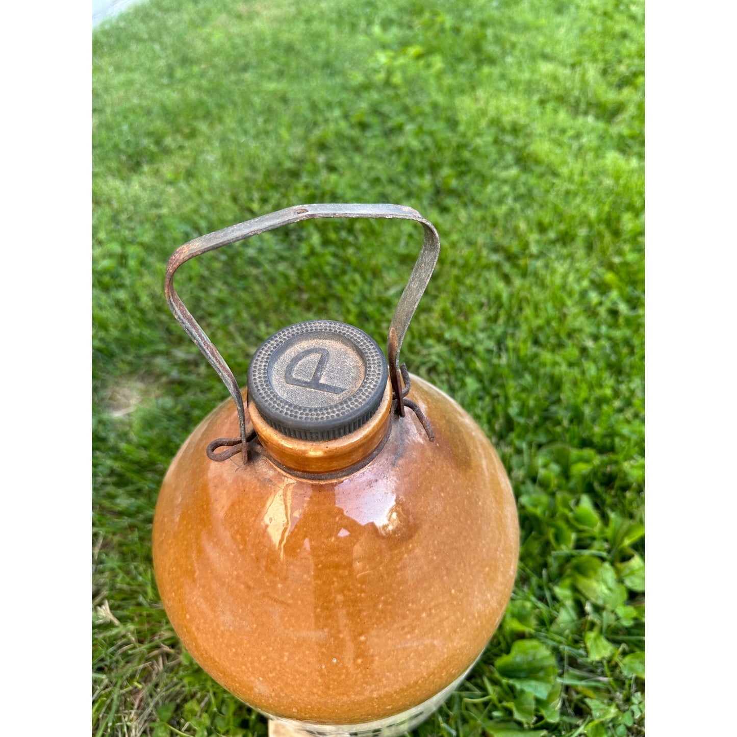 Vintage Stoneware Gaymer Cyder Apple Cider Jug Crock Dispenser Advertising