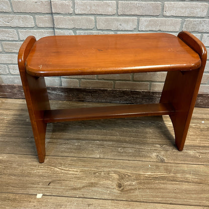 Vintage Wooden Bench Stool Seat Side Table