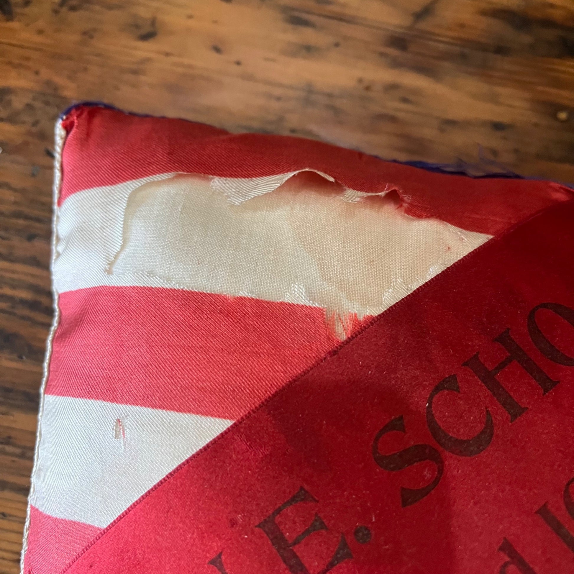Original Spanish American War 46-Star American Flag / Cuban Flag Pillow