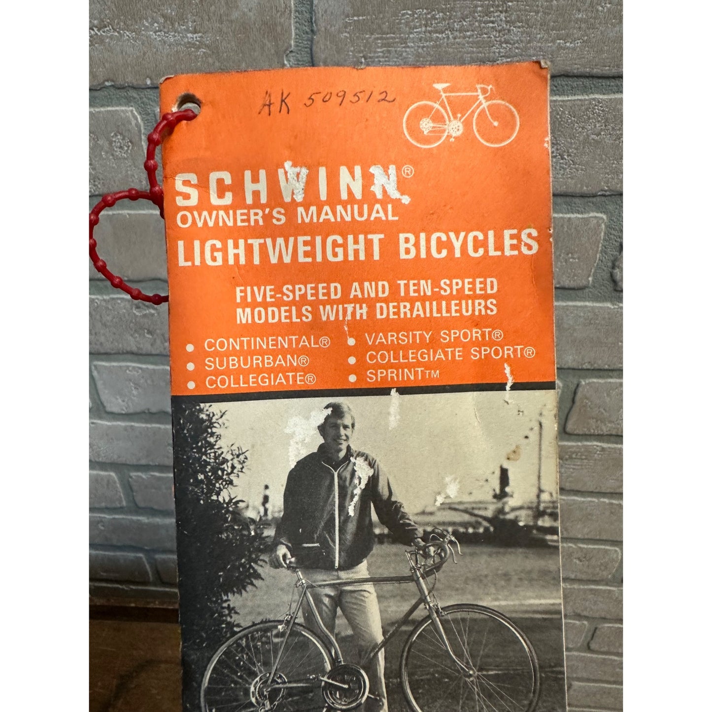 Vintage 1974 Schwinn LIGHTWEIGHT Bicycle OWNERS MANUAL