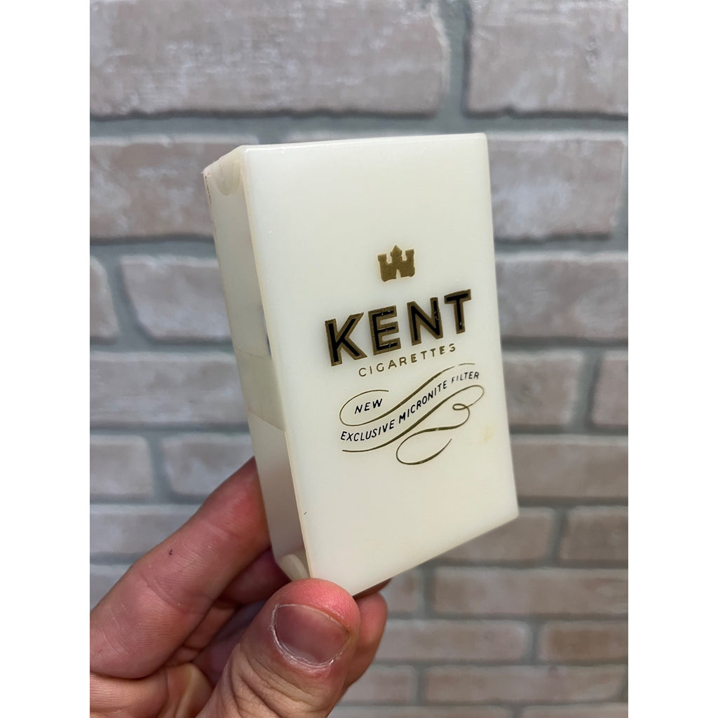 Vintage KENT Cigarettes Plastic Cigarette Pack Case Holder 3.5" x 2 3/16 x 1""