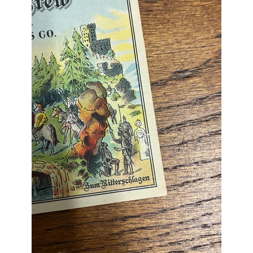 Vintage Gutsch Brewing Co. Sheboygan Wisconsin IRTP Paper Beer Bottle Label 12oz