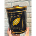 Vintage Granger Round Tobacco Tin EMPTY Liggett & Myers Pointer Dog Advertising