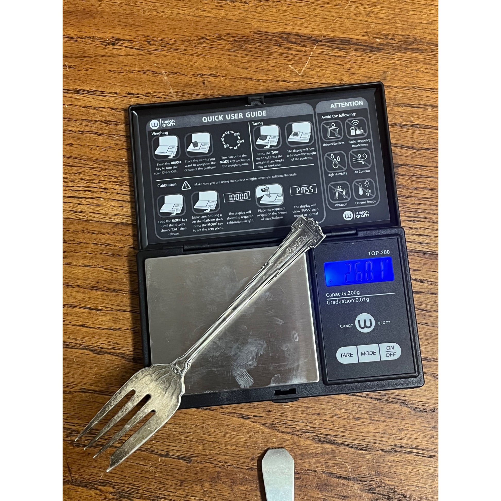 Wallace Dauphine Sterling Silver Salad Fork Mono Arts & Crafts 26.01 grams