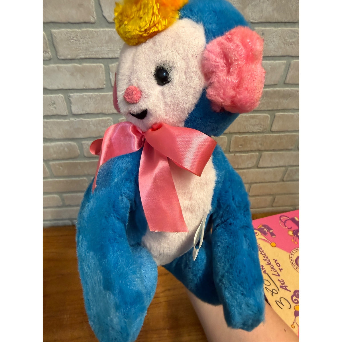 Moon Niks Plush Monkey Art Linkletter Stuffed Animal Knickerbocker w Box & Tag