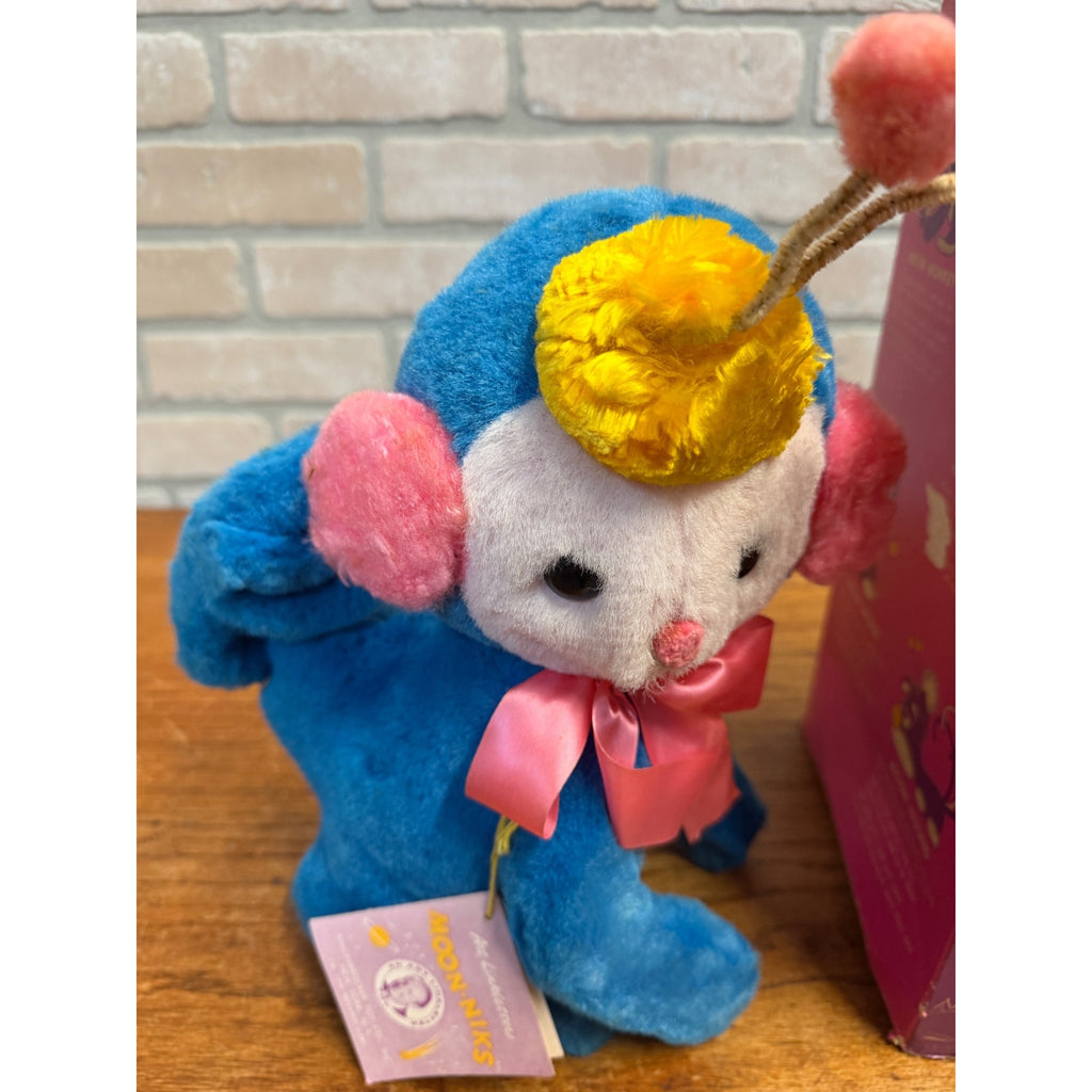 Moon Niks Plush Monkey Art Linkletter Stuffed Animal Knickerbocker w Box & Tag