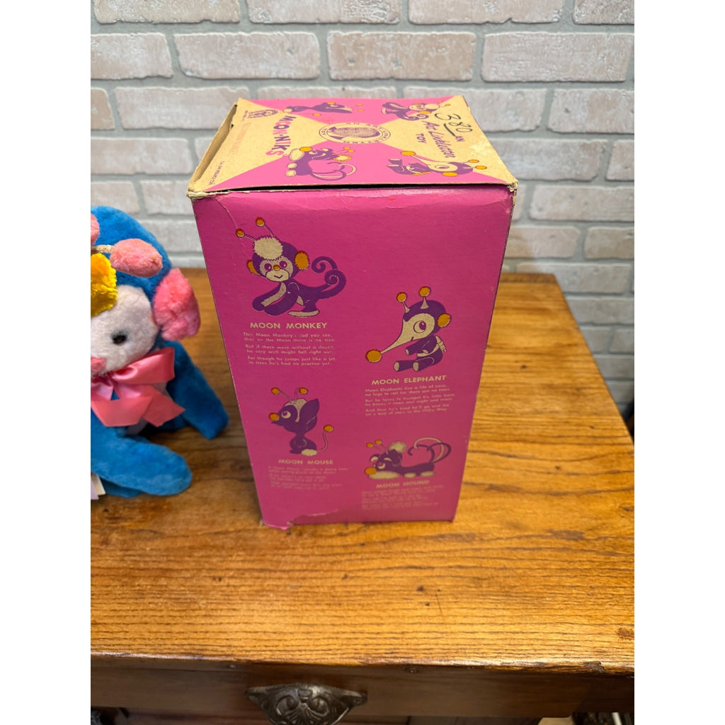 Moon Niks Plush Monkey Art Linkletter Stuffed Animal Knickerbocker w Box & Tag