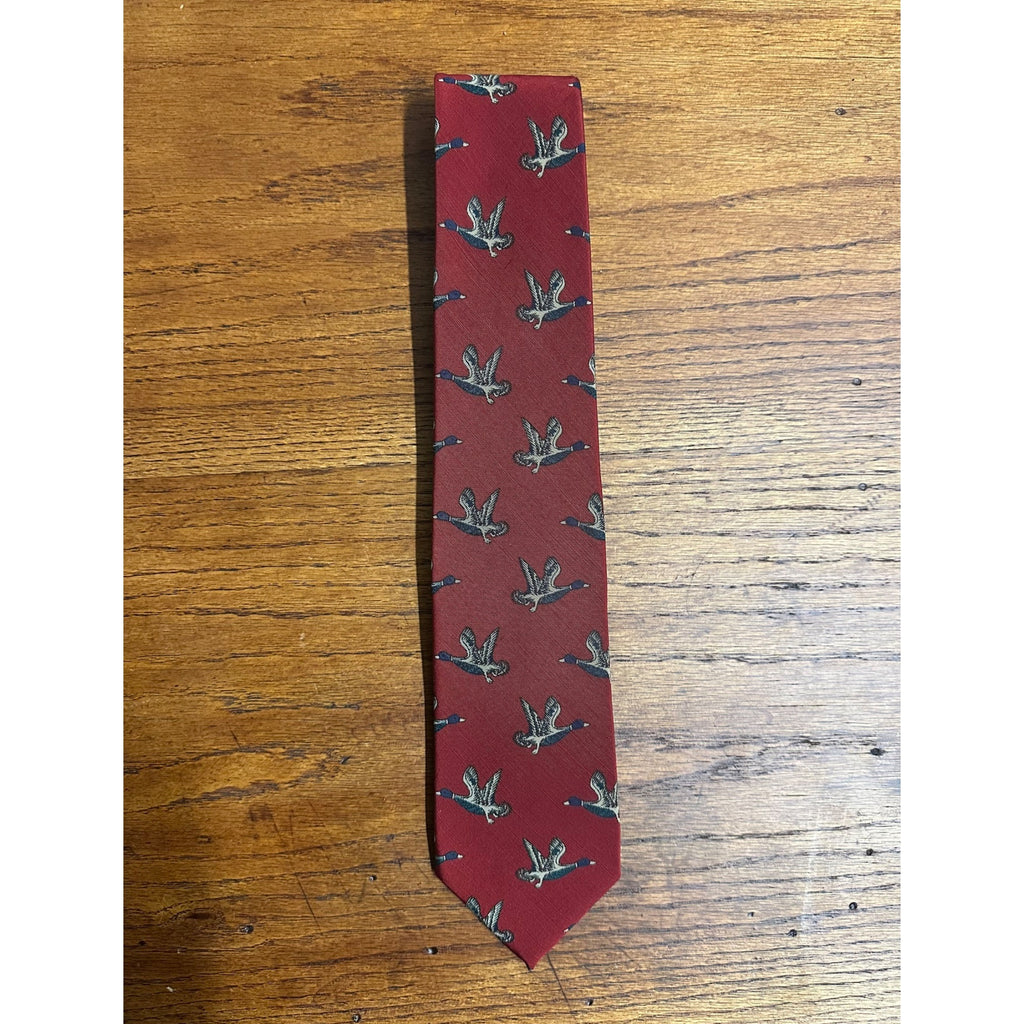 Vintage Robert Talbott Ducks in Flight Men's Luxury Neck Tie Silk Gallagher 57"