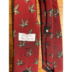 Vintage Robert Talbott Ducks in Flight Men's Luxury Neck Tie Silk Gallagher 57"