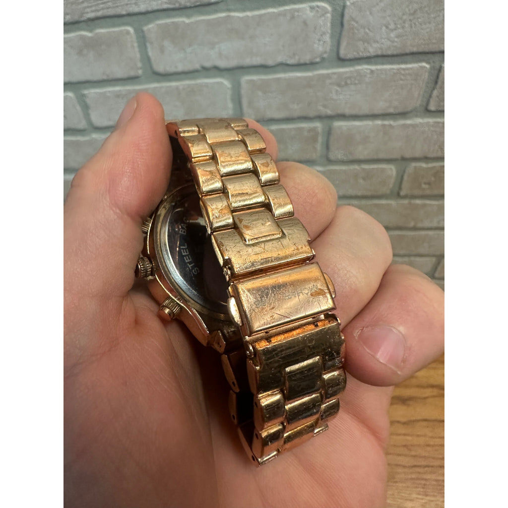 Michael Kors Gold-Tone Wrist Watches Unisex MK3039 + MK-5076