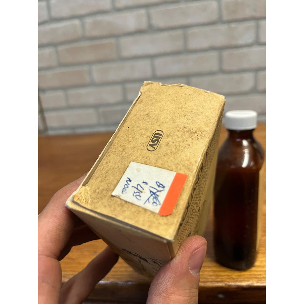 Vintage Aquasol Aquasole Elixir Bottle and Box Medicine Collectible