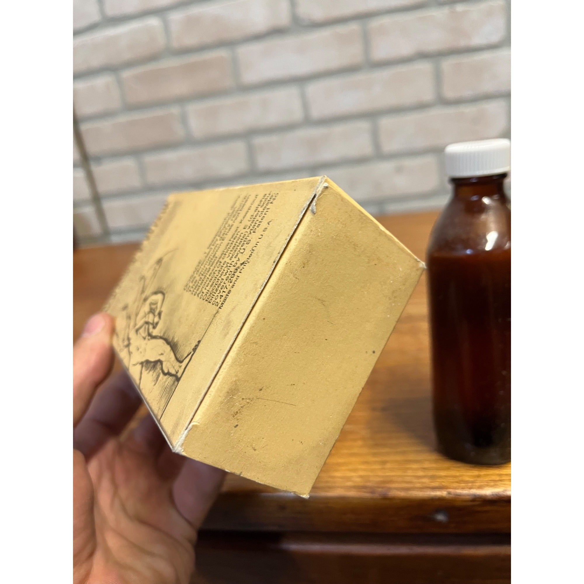 Vintage Aquasol Aquasole Elixir Bottle and Box Medicine Collectible