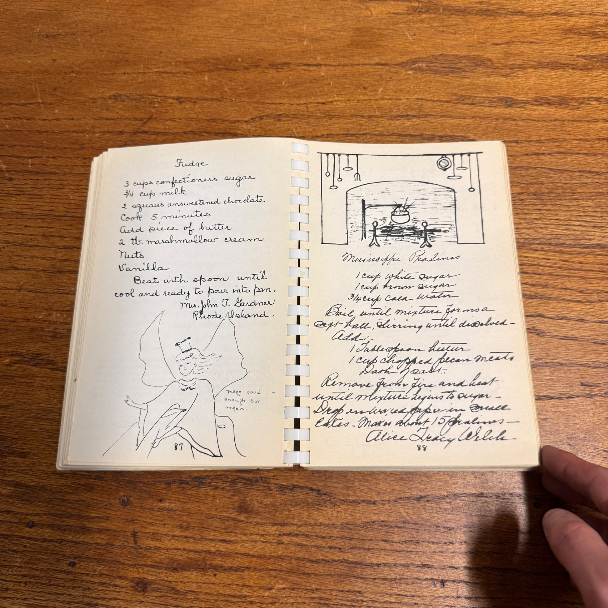DAR Cook Book 1949 Spiral Vintage Cookbook Daughters of the American Revolution