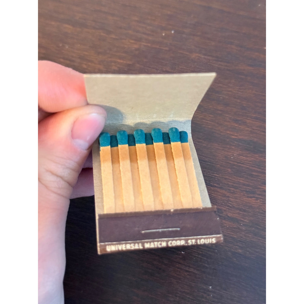 Vintage Bendfelt Ice Cream Milwaukee UNSTRUCK Matchbook Advertising Wis WI