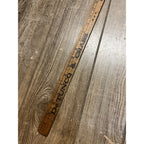Vintage Fillmore Wisconsin Funeral Directors Advertising Yardstick De Tuncq & Crass