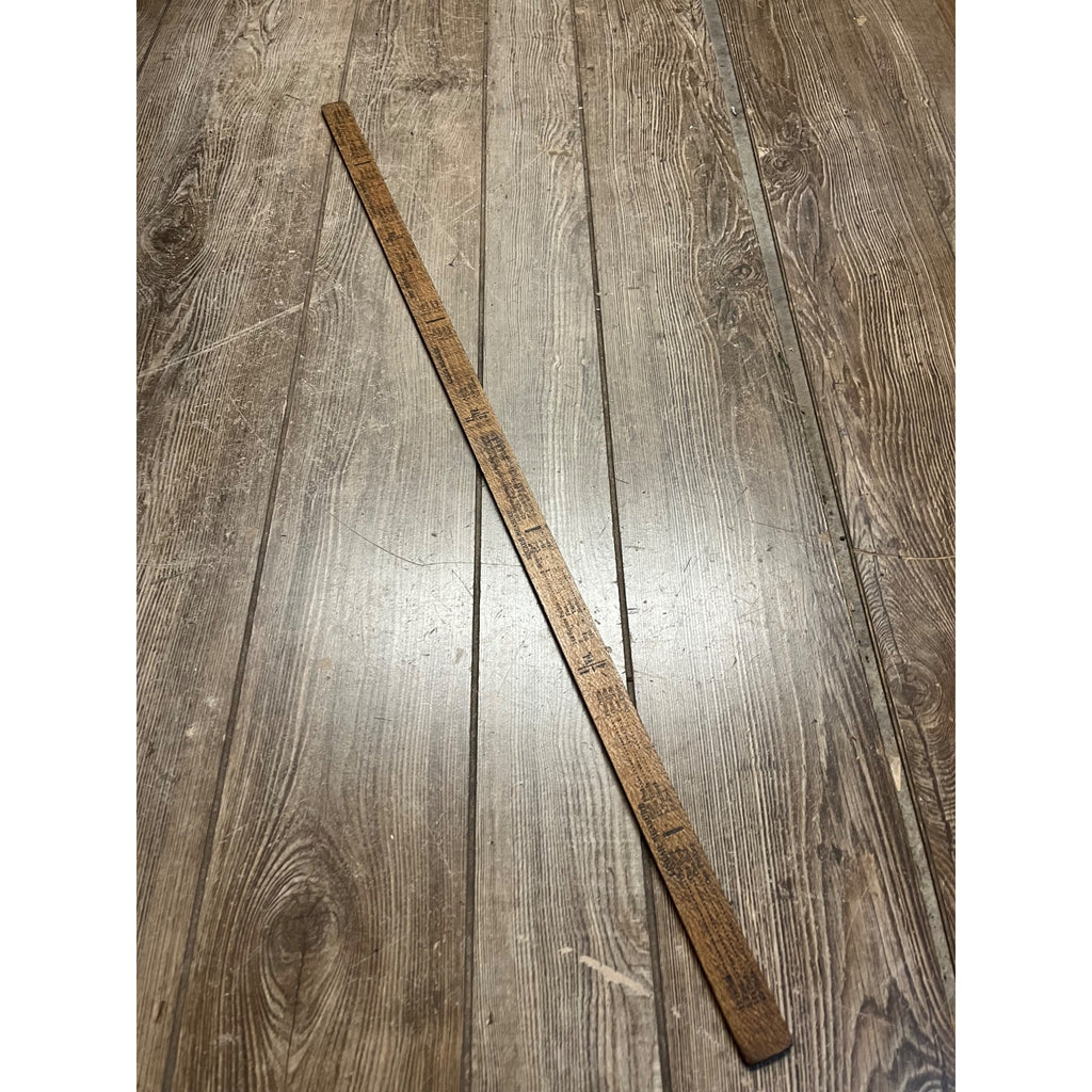 Vintage Fillmore Wisconsin Funeral Directors Advertising Yardstick De Tuncq & Crass