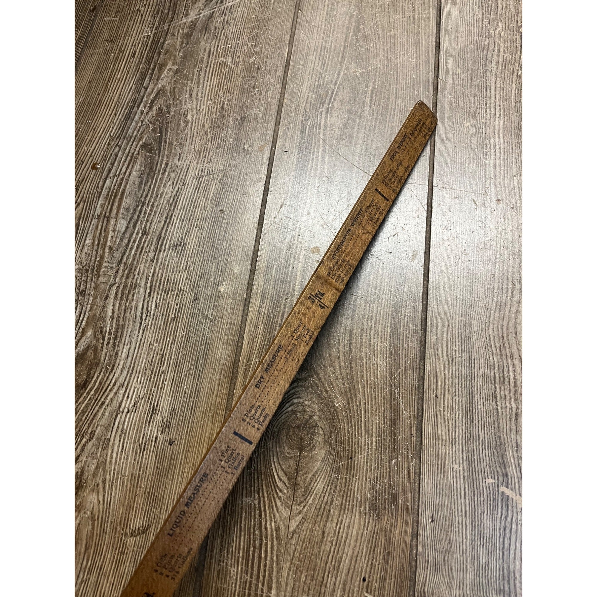 Vintage Fillmore Wisconsin Funeral Directors Advertising Yardstick De Tuncq & Crass