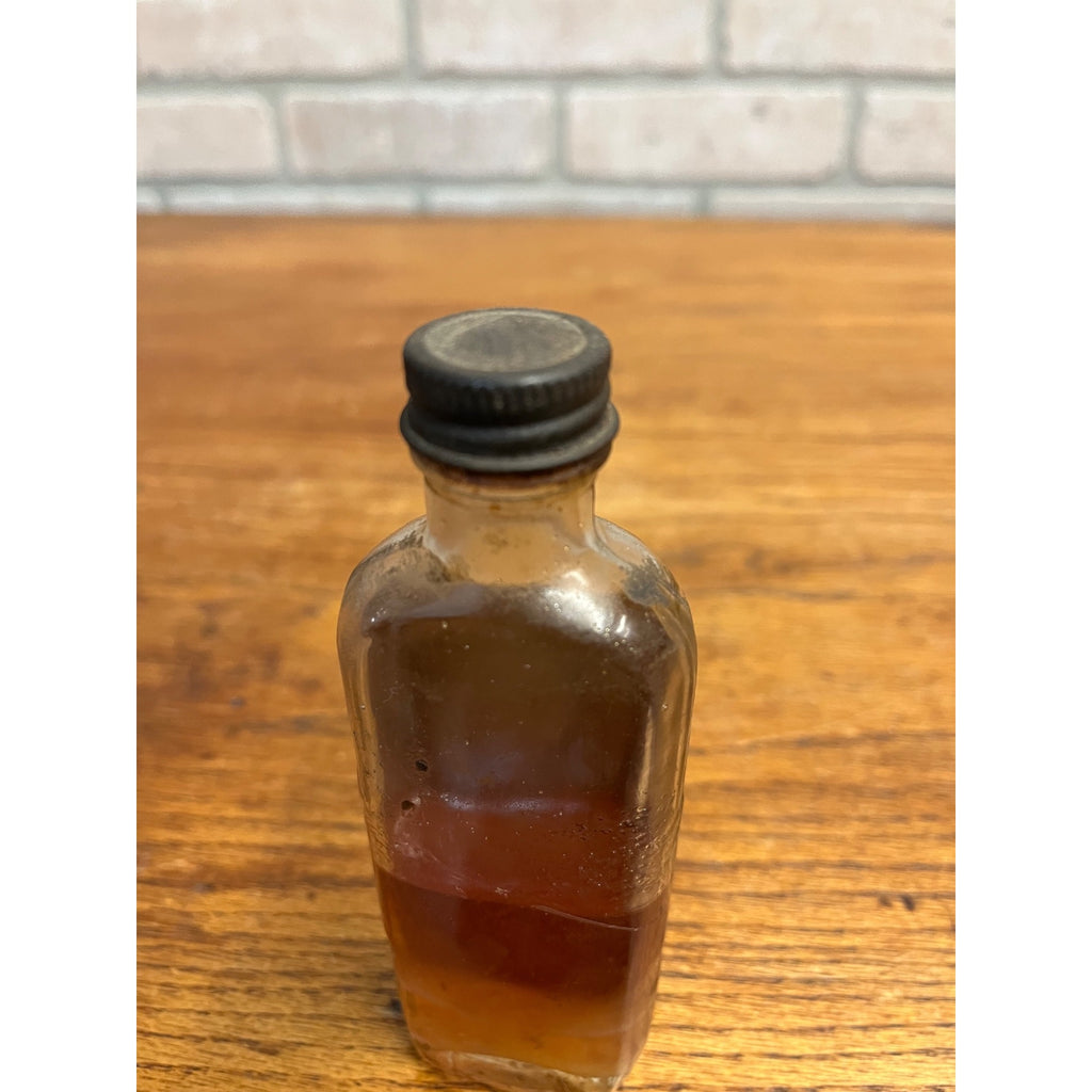 SCARCE Mother Abuja's Healing Oil Glass Bottle Chase Michigan Apothecary FULL