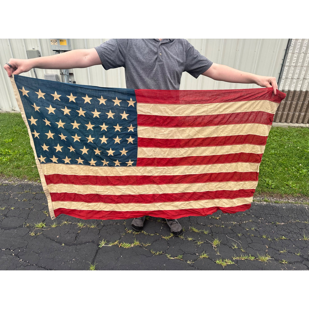 Original 46-Star American Flag (1907-1912) Oklahoma Cloth 55" x 35"
