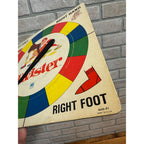 Vintage Twister Game 1966 Milton Bradley Replacement Spinner Board Only
