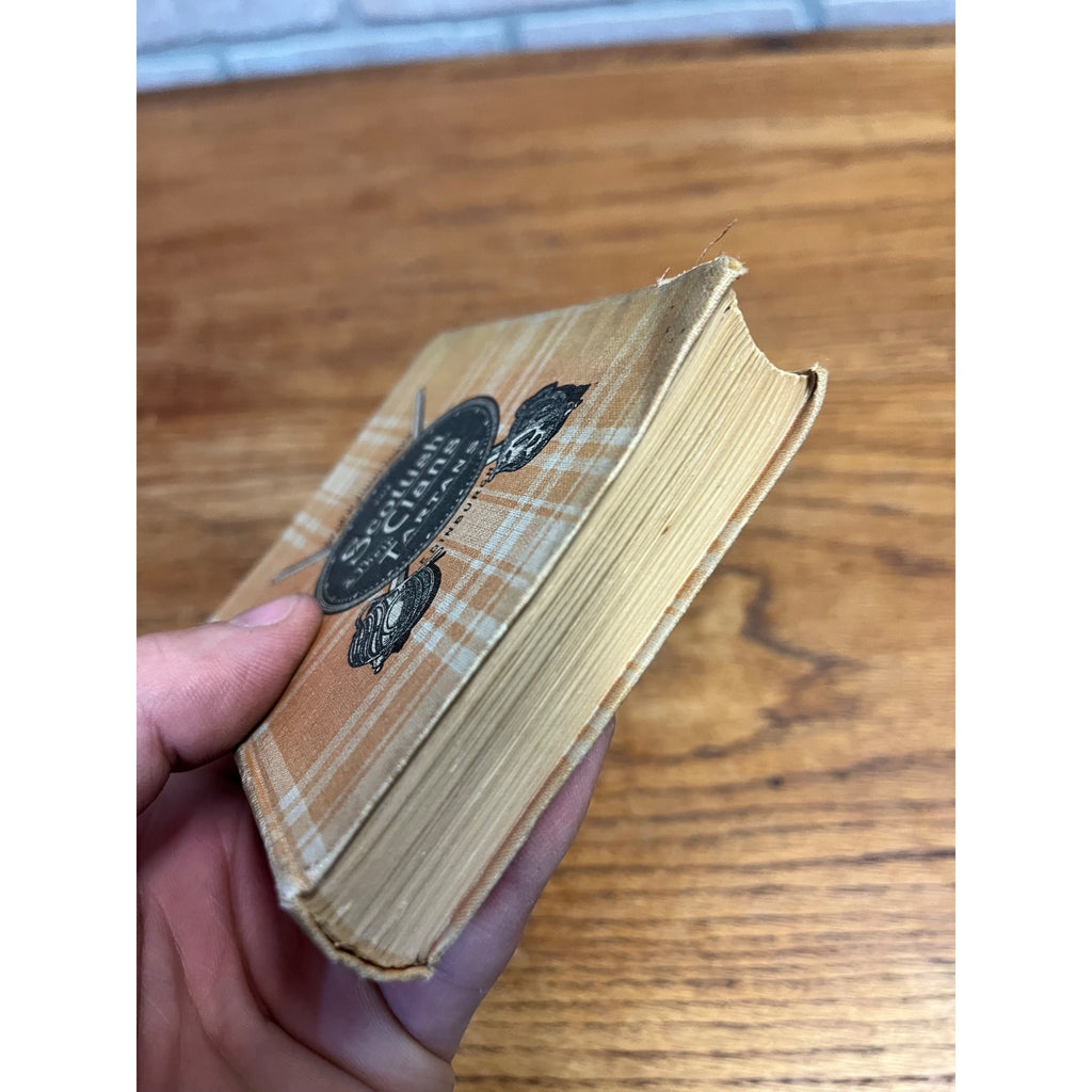 1929 The Scottish Clans and Their Tartans Hardcover Book Antique Vintage Miniature Volume Edinburgh