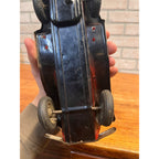Vintage Tin Bandai Japan Friction British MG Roadster Red 1960s
