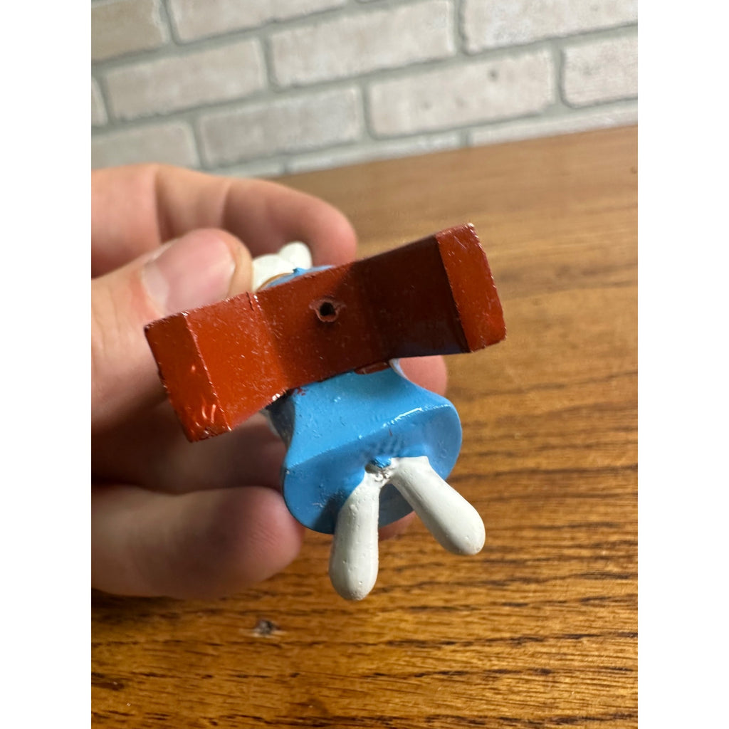 Vintage Miniature Wooden Easter Bunny Mom & Dad Babies Figures Erzebirge?