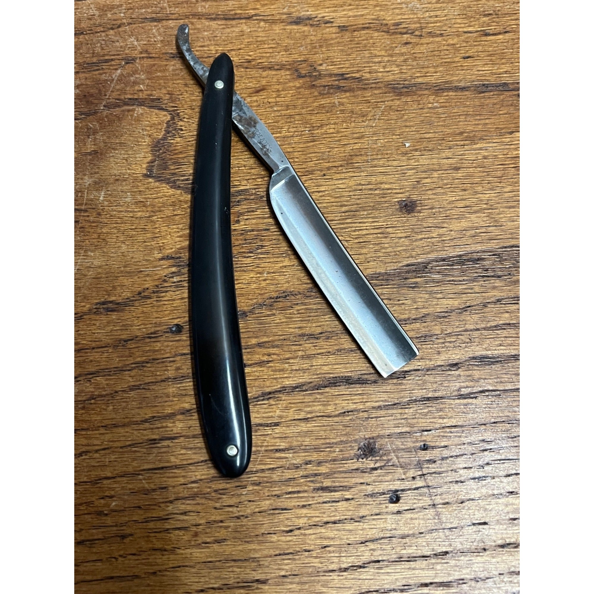 Vintage Antique Straight Razor Washington Cutlery King Of Whiskers Germany