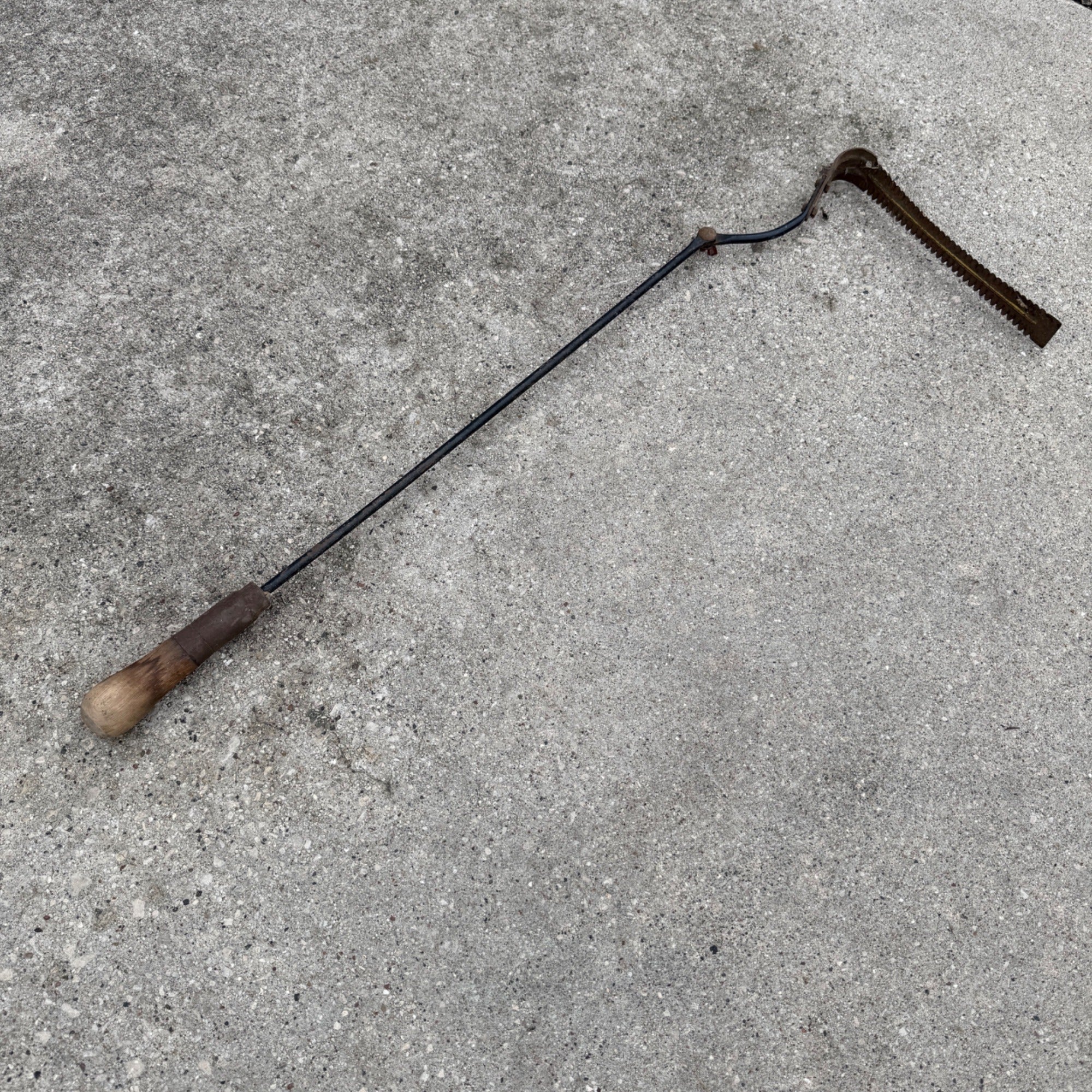 Vintage Antique Weed Wacker Brush Cutter Giant Swing Clip Grass Whip Cabin Decor