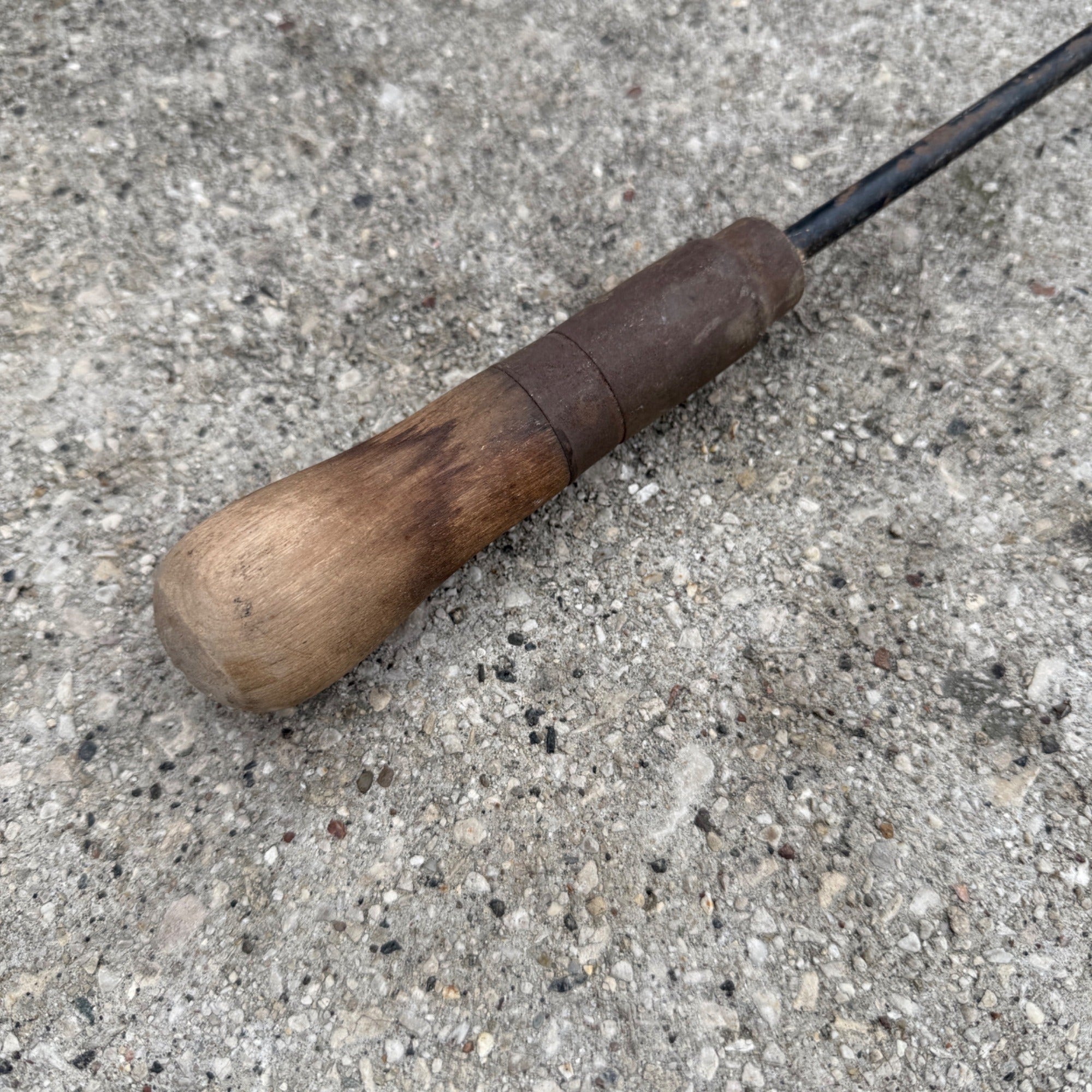 Vintage Antique Weed Wacker Brush Cutter Giant Swing Clip Grass Whip Cabin Decor