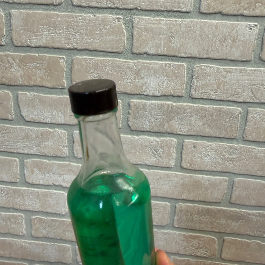 Vintage Zorb, Pharmacy Analgesic Liquid Glass clear Bottle. Wisconsin Company