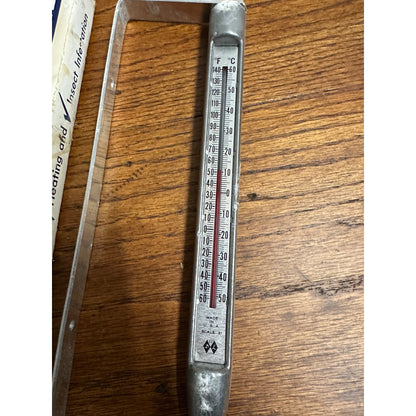 Vintage D-L Grain Bin Utility & Soil Thermometer Advertising Royster Fertilizer Van Dyne WI