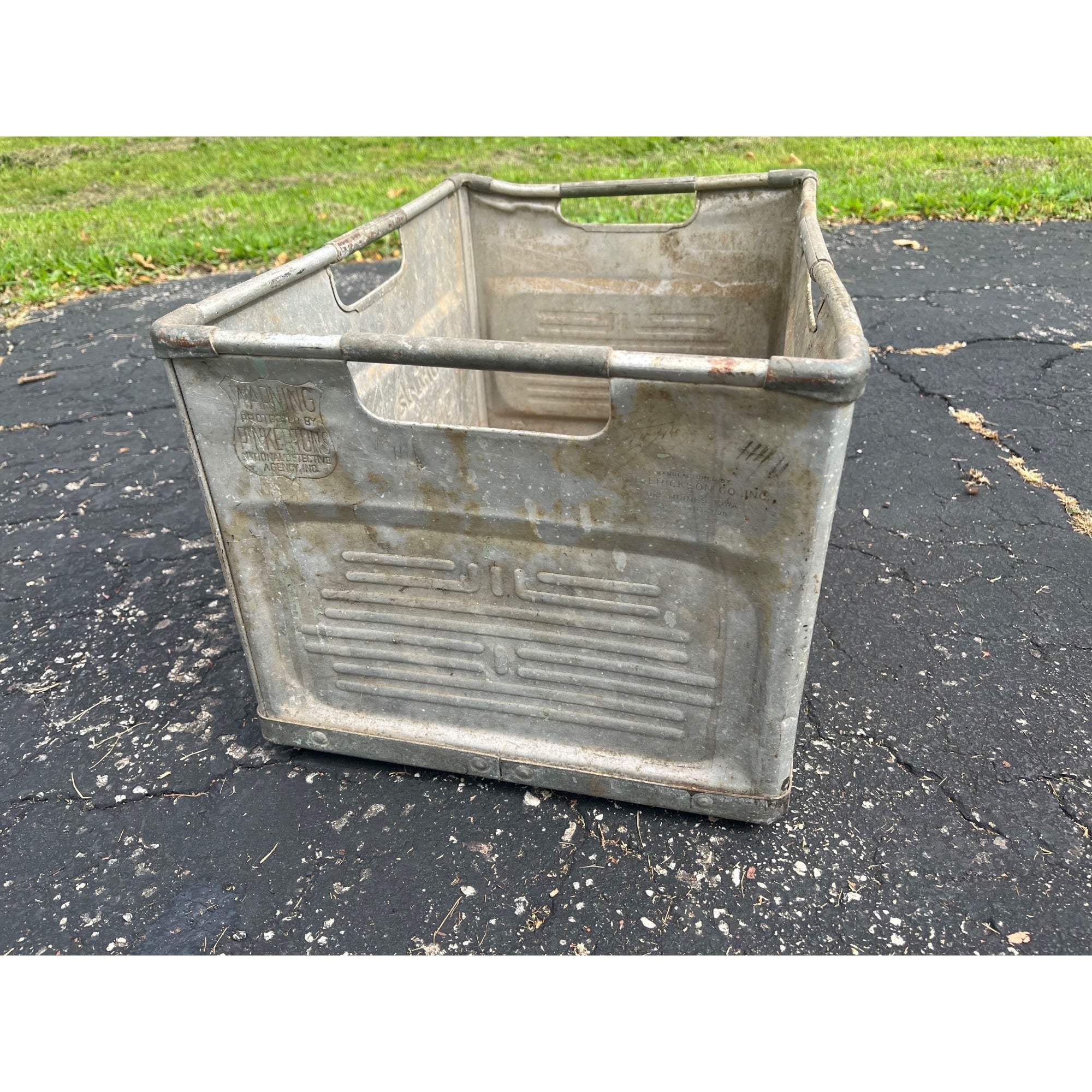 Vintage Verifine Milk Drink Verifine Dairy Adv Milk Bottle Crate Case Box