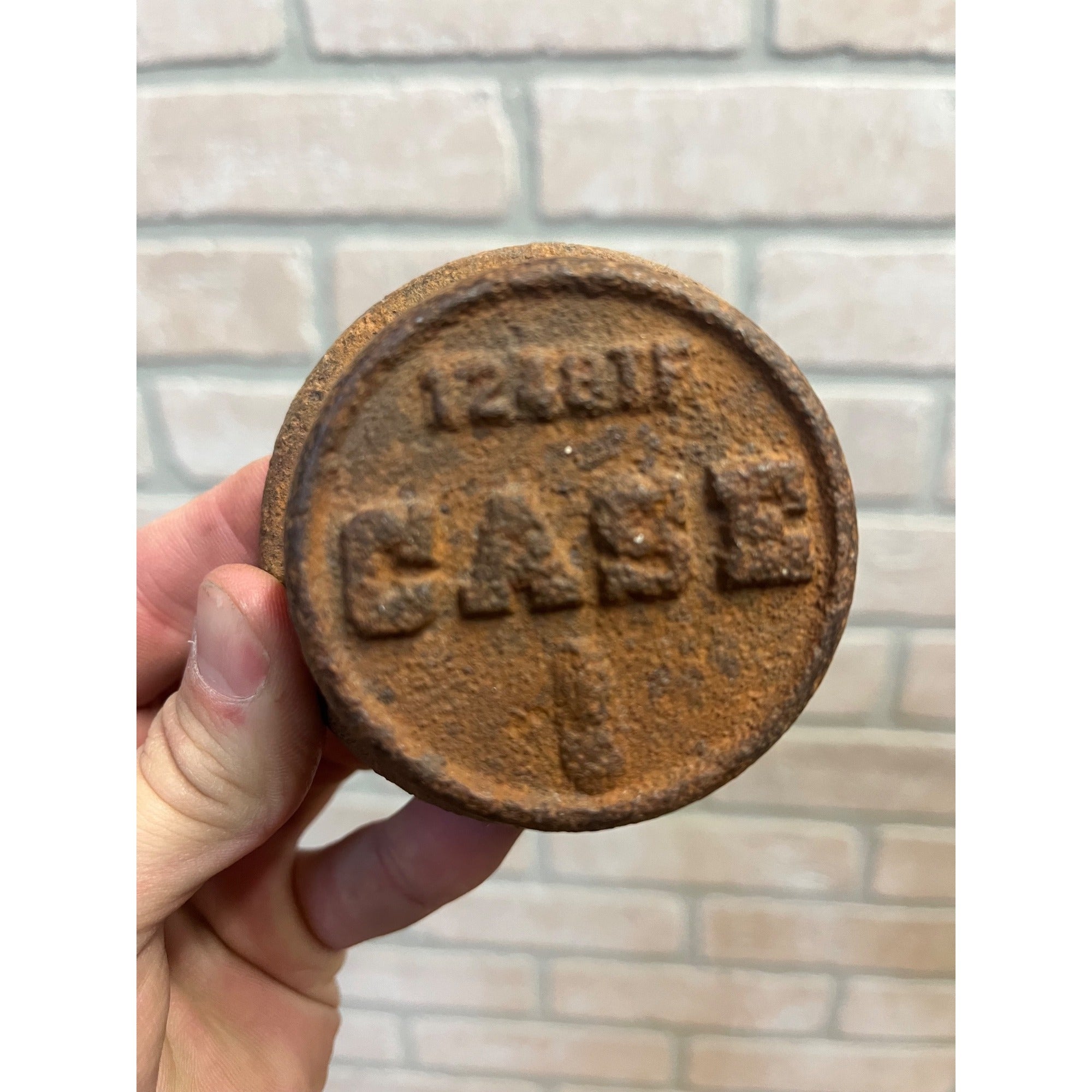 Original Case Tractor Implement Cast Iron Thread-On Cap Grease Dust Cover