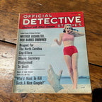Vintage Official Detective Stories Magazine December 1964 Pulp Pinup Girl