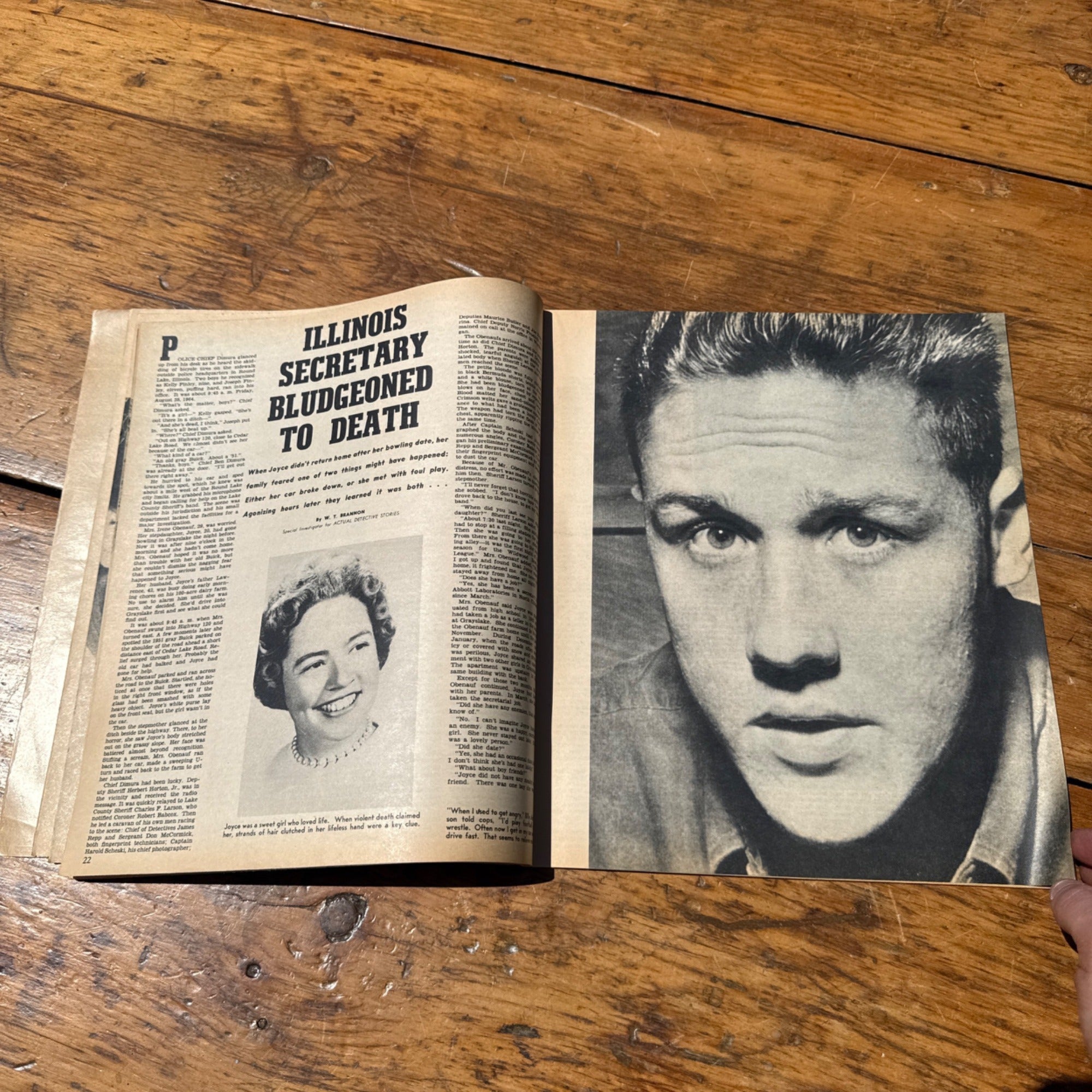 Vintage Official Detective Stories Magazine December 1964 Pulp Pinup Girl