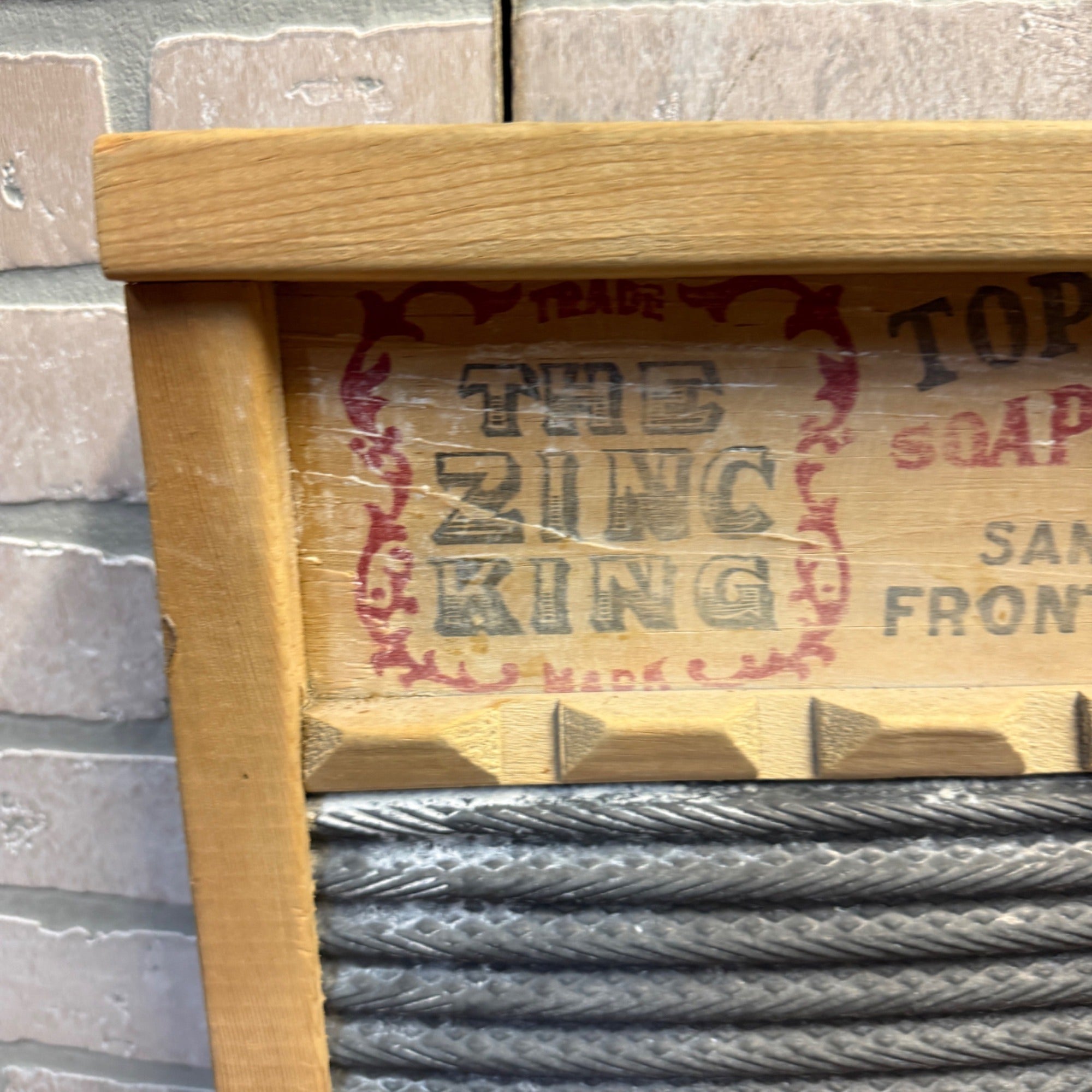 National Washboard Co & The Zinc King No. 701 Great Shape