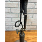 Antique Unbranded White Gas Fueled Table Lamp Coleman? - Parts / Restore